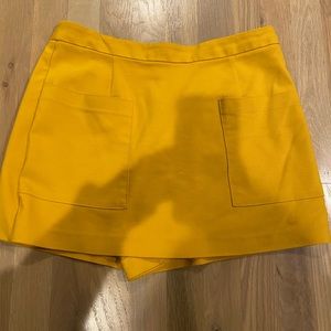 Zara Mustard Skort